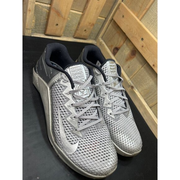 Nike Metcon 6 Premium Training Shoes Mens Size 14 Silver Mesh - Picture 2 of 11